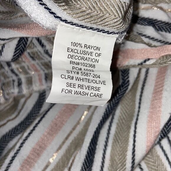 Blue Island Striped Wide Leg Jumpsuit XS Resortwear Cruise Chic Vacation Ready - Picture 10 of 14